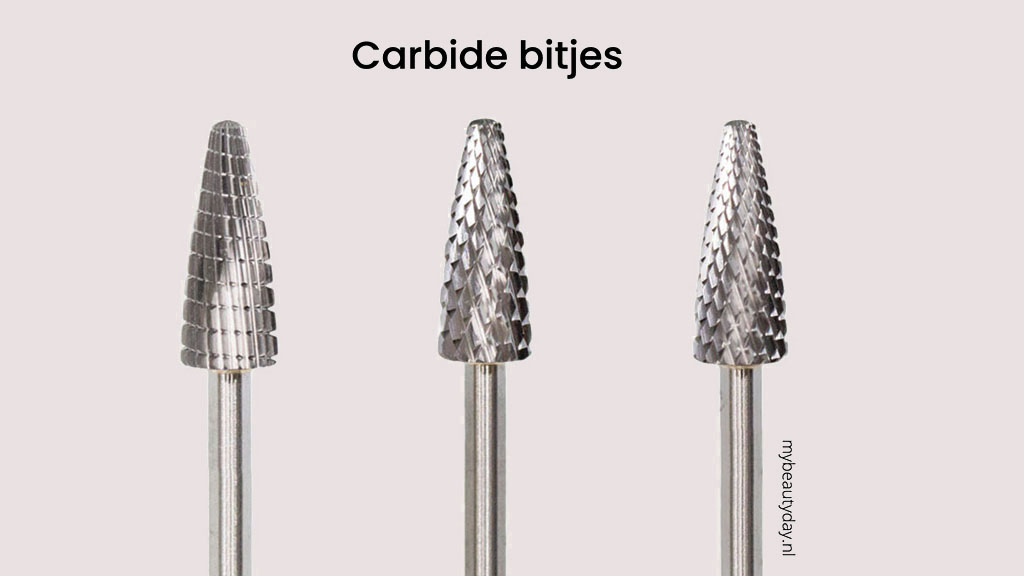 Nagelfrees carbide bitjes