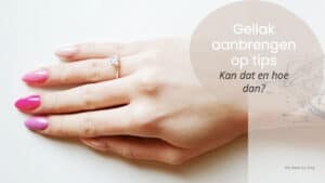 Gellak aanbrengen op tips