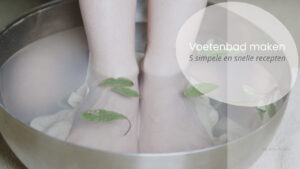 voetenbad maken